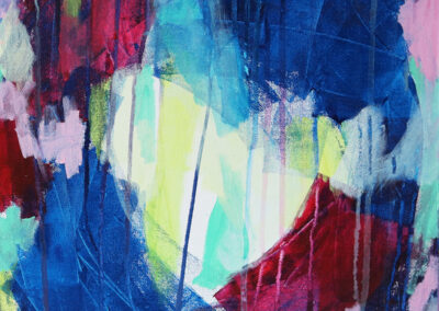 Framed A3 Fine Art (Giclee) Print by South Australian artist Charlie Albright from Moments by Charlie. Artwork titled Coloured Raindrops.